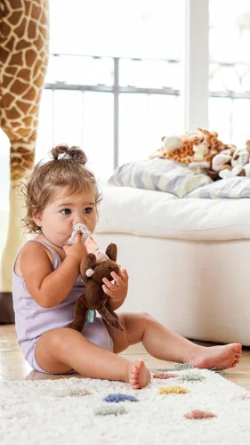 Miniatura 5 de Soporte desmontable para chupete de mono, chupete de silicona suave con juguete de animales de peluche, extraíble, lavable a máquina, sin BPA