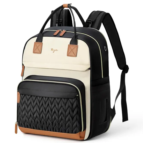 Miniatura 9 de Mochila de Pañales - Mochila de Pañales Extra Grande para 2 Niños Gemelos, Bolsos de Viaje para Bebés para Mamá Papá 25-37L Expandible con Negro