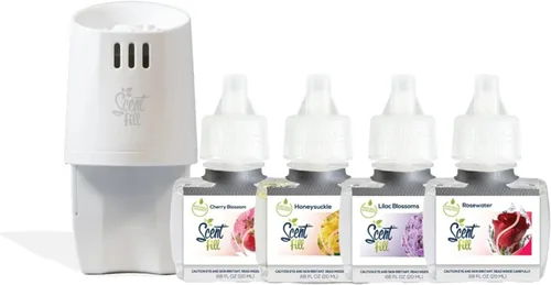 Miniatura 26 de Scent Fill Ambientador Enchufable de Naranja y Clavo, Repuestos de Aceite Perfumado, 2 Repuestos + Difusor