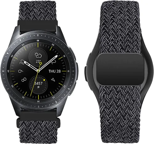 Miniatura 9 de Correa de nailon compatible con Samsung Galaxy Watch 7/6/5/4/FE 1.732 in 1.575 in/Galaxy Watch 5 Pro 1.772 in/Watch 4/6 Classic 1.850 in 1.811 in