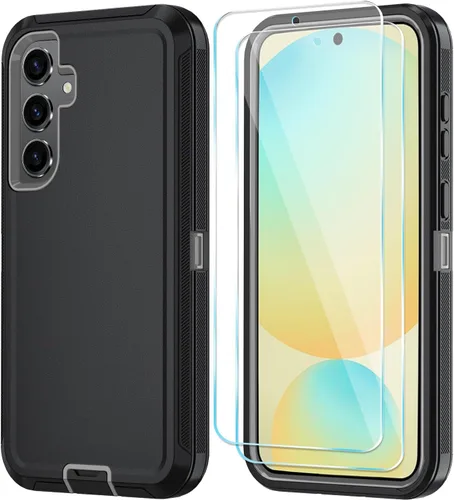 Miniatura 22 de ONOLA Funda para Samsung Galaxy S23 FE con protector de pantalla HD, resistente, a prueba de golpes y caídas, 3 capas, para Galaxy S23 FE de 6.4