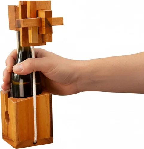 Miniatura 9 de BSIRI Piensa para el rompecabezas de botellas desafiante juego para el cerebro y soporte funcional Ideal para amantes de botellas y divertidos