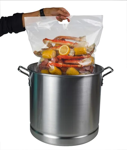 Bolsa de hervir mariscos (paquete de 5)