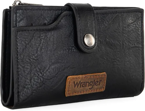 Miniatura 5 de Wrangler - Billetera para mujer con tarjetero plegable, cierre y ventana para identificación