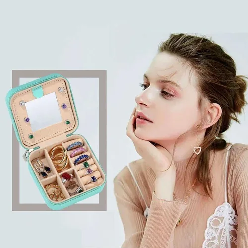 Miniatura 3 de Regalos personalizados para mujeres y niñas, estuche de joyería de viaje, regalos para adolescentes y niñas, regalos de moda para adolescentes