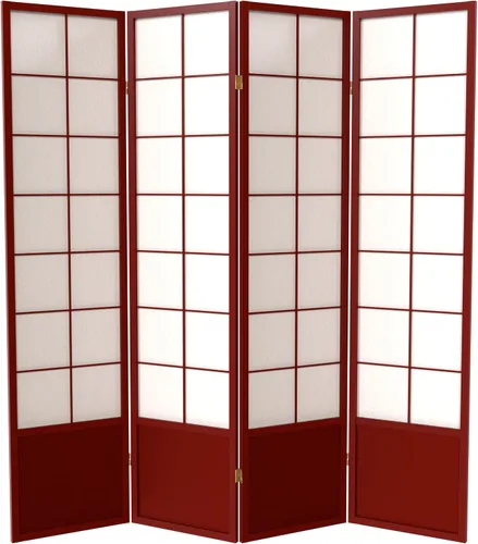 Miniatura 12 de Red Lantern Pantalla Zen Shoji de 5.9 ft de altura - Miel - 3 paneles
