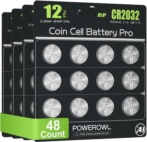 Miniatura 8 de POWEROWL Paquete de 12 Baterías CR2032 de Alta Capacidad - Reemplazo de Batería CR2032 de Litio 3V para Apple Airtag, Llavero, Control Remoto