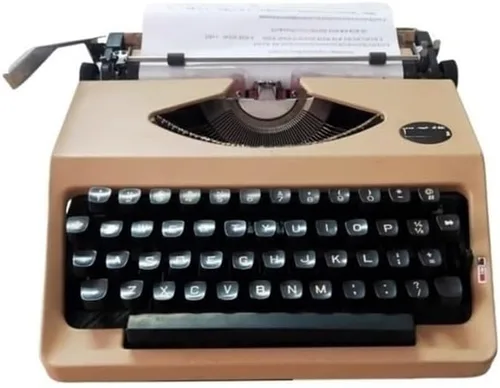 Miniatura 6 de Máquina de escribir manual clásica, máquina de escribir manual vintage con cinta de tinta, máquina de escritura mecánica retro, para oficina en casa