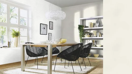 Miniatura 6 de CONCORD WALLCOVERINGS ™ Papel tapiz moderno con textura abstracta, pared decorativa de vinilo, blanco, 21 pulgadas x 33 pies (57 pies cuadrados)