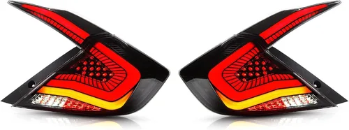 Miniatura 8 de letsdate Luces traseras de repuesto compatibles con sedán Civic 2016-2021 de 10ª generación con animación de respiración DRL con señal de giro
