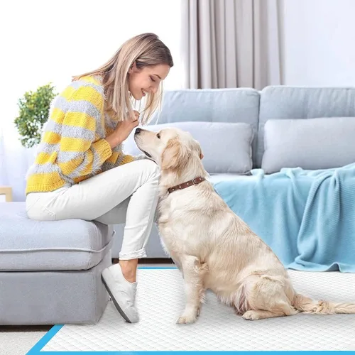 Miniatura 8 de IMMCUTE Almohadillas extragrandes para orina de perro de 36 x 36 pulgadas, 30 unidades, almohadillas de entrenamiento para orina de cachorros, súper