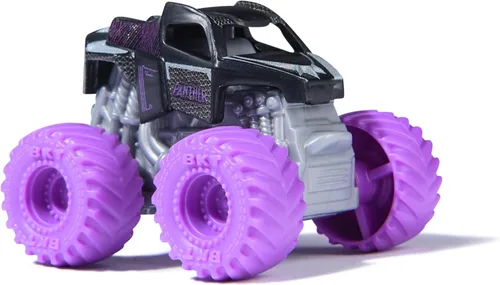 Miniatura 5 de Monster Jam Marvel - Juego de 3 mini camiones con Black Panther, Capitán América, Iron Man, escala 1:87, robusto y con detalles geniales