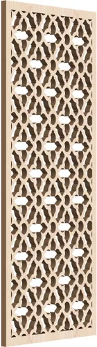 Madison Paneles de pared decorativos de madera con calado, 9 3/8 pulgadas de ancho x 24 3/8 pulgadas de alto x 3/8 de alto, roble rojo rojo (Red Oak)