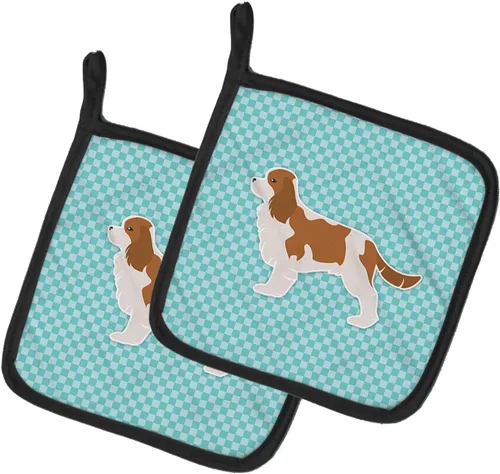 Miniatura 416 de Caroline's Treasures BB3567PTHD - Juego de soportes para ollas de cocina resistentes al calor, almohadillas calientes para cocinar, hornear, Copo