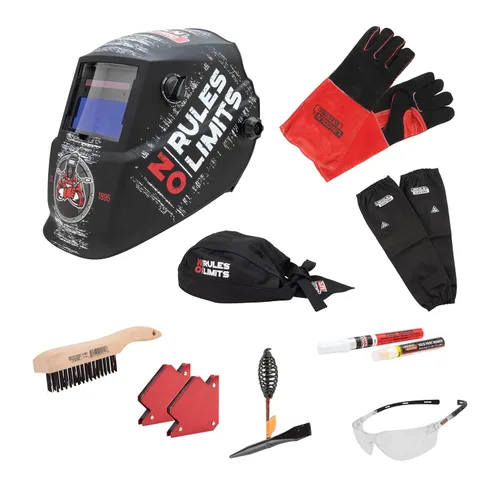Miniatura 13 de Lincoln Electric K3419-1 - Casco para soldadura con filtro de oscurecimiento automático, VAR 7-13, capacidad, volumen, policarbonato, 11.12 x 10.25