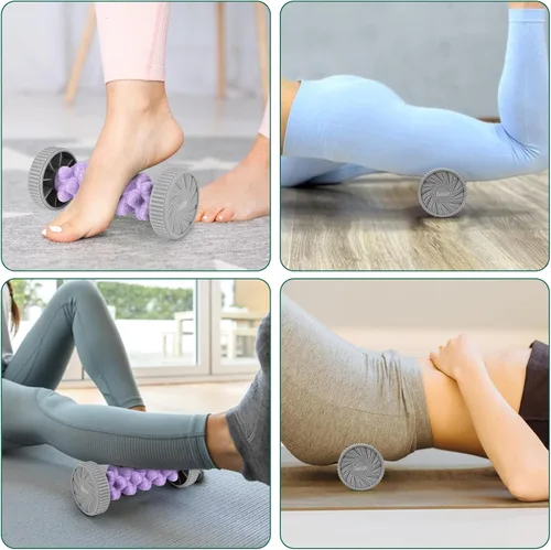 Miniatura 5 de ZanLLW Rodillo de pie para alivio de la fascitis plantar, masajeador manual de pies de tejido profundo para circulación y alivio del dolor, terapia