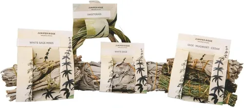 Miniatura 5 de Juniper Ridge Cedar Mugwort - Paquetes de incienso natural, aromaterapia y terapia de meditación relajante, orgánico sin fragancia sintética
