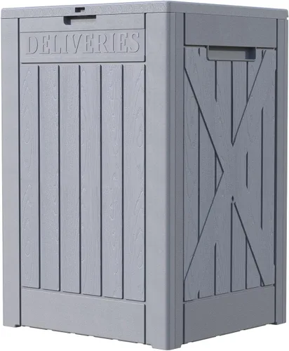 Miniatura 30 de Patiowell Caja de resina de 30 galones, caja de almacenamiento al aire libre para muebles de patio, entregas, suministros de piscina, impermeable