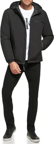 Miniatura 4 de Calvin Klein Chaqueta elástica clásica con capucha para hombre