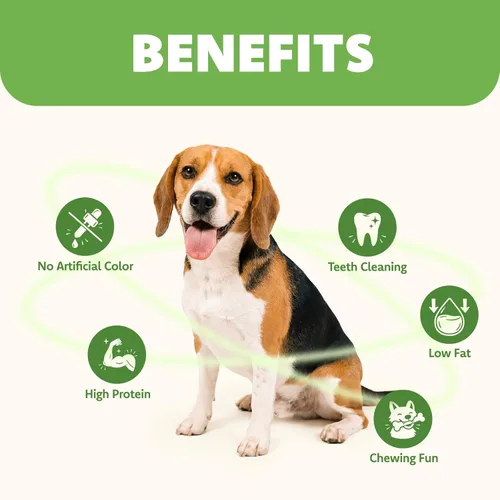 Miniatura 5 de MON2SUN Golosinas de cuero crudo envueltas en pato de 5 pulgadas para cachorros y perros pequeños, promueve la salud dental, aperitivos saludables