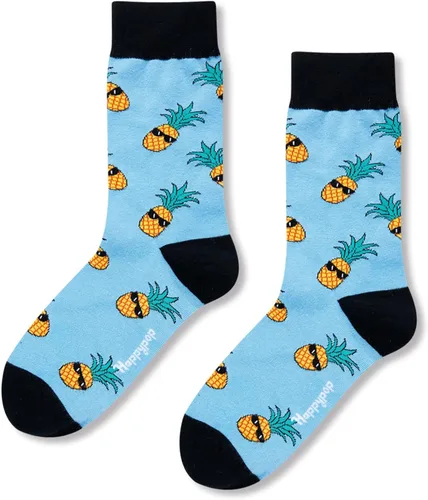 Miniatura 6 de Zmart Calcetines de piña FIV para hombre calcetines de guitarra Taco regalos divertidos de piña FIV calcetines divertidos paquete de 2 Multi M