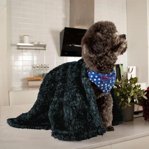 Miniatura 5 de MACEVIA Manta de forro polar para perro, cálida y suave para mascotas para cachorros, perros y gatos pequeños, medianos y grandes, mantas de felpa