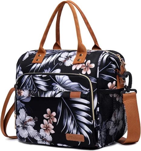 Miniatura 29 de TuErCao - Linda lonchera con forma de fresa para mujeres; bolsas de almuerzo para el trabajo, lonchera pequeña con aislamiento para pícnic, viaje