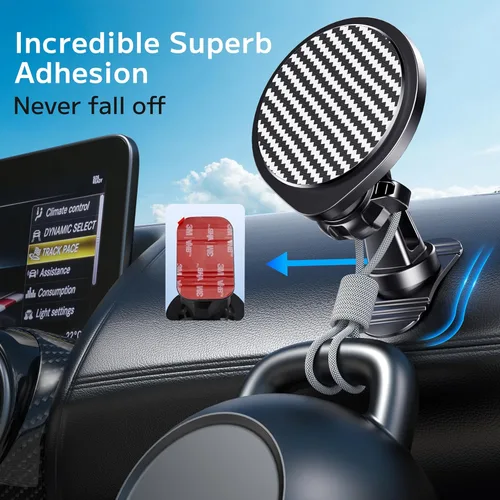 Miniatura 6 de Magsafe - Soporte de coche [imanes fuertes] Soporte magnético para teléfono para salpicadero de ventilación de automóvil [manos libres] Soporte