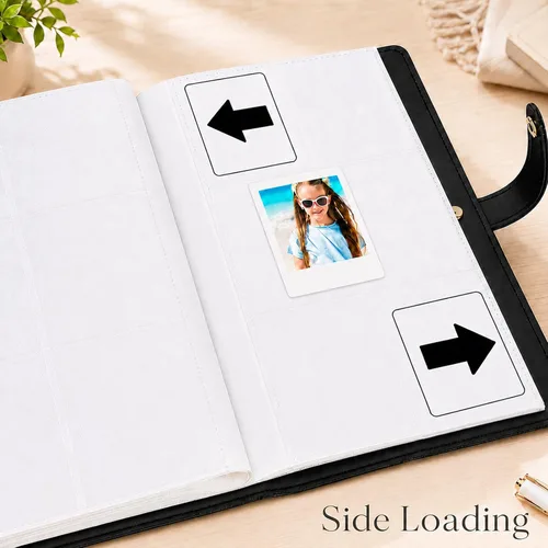 Miniatura 4 de Ruibytree Álbum de fotos para libro de fotos Polaroid de 2 x 3 pulgadas, capacidad de forma segura 432 imágenes de recuerdos únicos, compatible