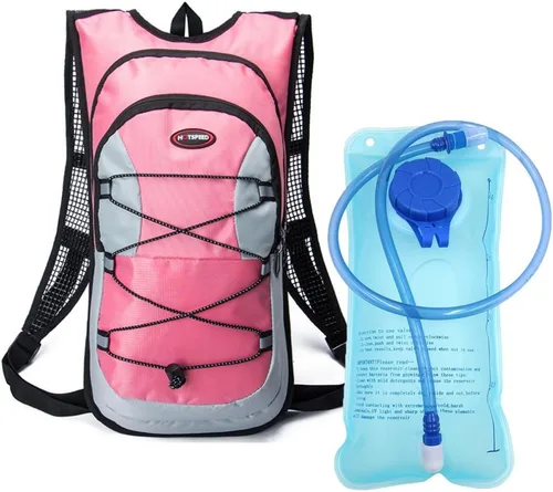 Miniatura 10 de Monvecle - Mochila de agua con vejiga para andar en bicicleta /Senderismo, escalar + 2L Bolsa de hidratación