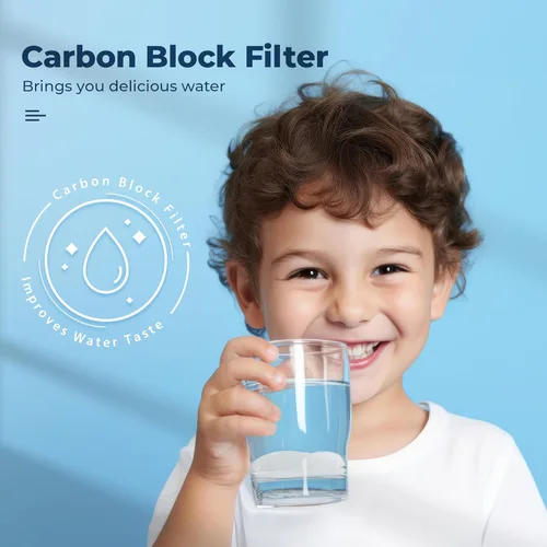 Miniatura 9 de iSpring RO500-BN, Sistema de filtro de agua por ósmosis inversa sin tanque, certificado NSF, 500 GPD de flujo rápido, grifo de níquel cepillado