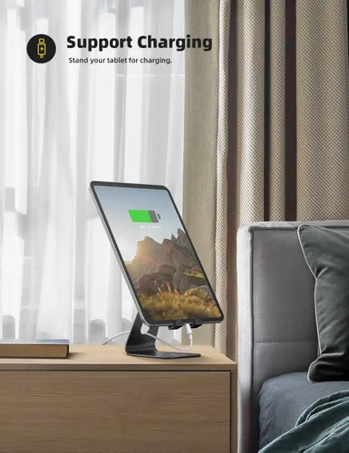 Miniatura 4 de Lamicall - Soporte para tablet, soporte para escritorio - Soporte de escritorio de tableta ajustable multi-ángulo, compatible con iPad Pro 11, 12.9
