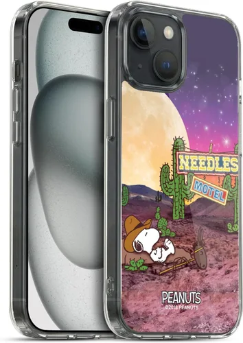 Miniatura 177 de Head Case Designs Funda de gel con licencia oficial de Peanuts Nebula Cactus Needles Snoopy Space Cowboy [protección de grado militar] compatible
