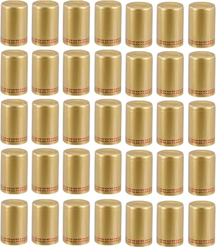 Miniatura 11 de DOITOOL 100 cápsulas termorretráctiles de PVC, sellador de vino, tapas retráctiles, tapones de corchos, cápsulas para bodegas profesionales