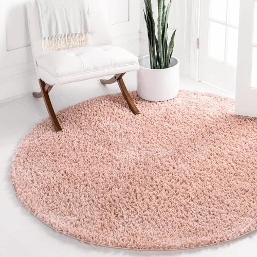 Miniatura 97 de Unique Loom Davos Shag Collection - Alfombra de área, color liso (4 pies 1 pulgada x 6 pies 1 pulgada, rectangular, color pimienta)