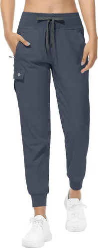Miniatura 8 de RlaGed - Pantalones tipo cargo de senderismo para mujer, pantalones deportivos ligeros, de secado rápido, resistentes al agua, para pesca y al aire
