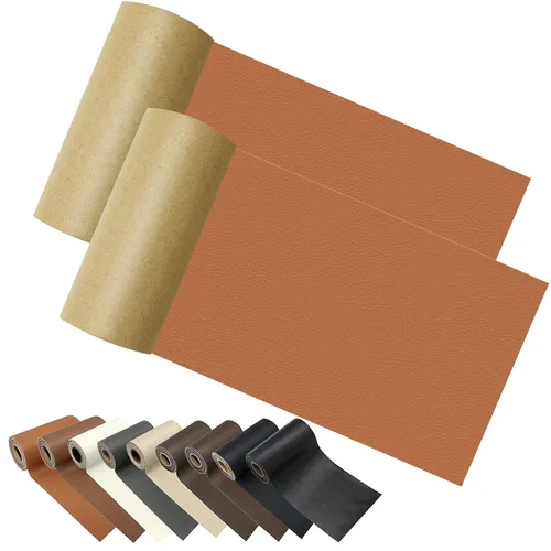 Miniatura 9 de Kit de cinta de reparación de cuero para camillas, 2 paquetes de adhesivo de 4 x 60 pulgadas, para sofá, muebles, sofá, cinturones de seguridad