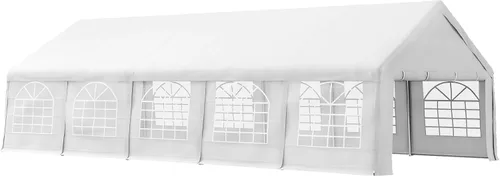 Miniatura 13 de Outsunny Tienda de campaña resistente de 23 x 39 pies para fiestas, carpa para exteriores, carpa de boda, refugio para eventos, cochera, barbacoa