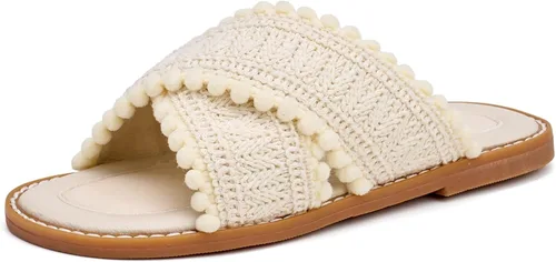 Miniatura 40 de THEE BRON Lindas pantuflas para niñas, sandalias elegantes para niños pequeños y niños