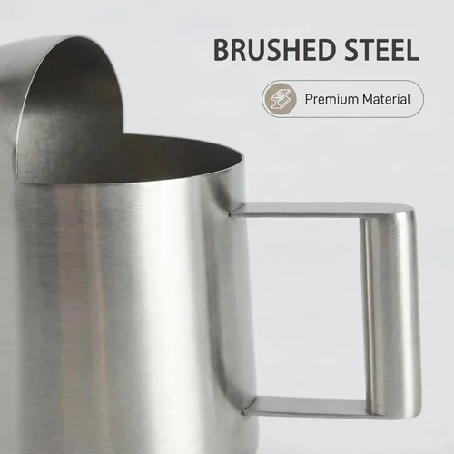 Miniatura 5 de IMEEA Mini regadera para suculentas y bonsái, pequeña regadera de acero inoxidable para plantas de interior con boquilla larga para plantas de 11oz