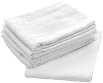 Miniatura 3 de Pañales de tela 100 % algodón prémium para bebé, paquete de 12 reutilizables, lavables a máquina, multiusos, plegado plano, unisex