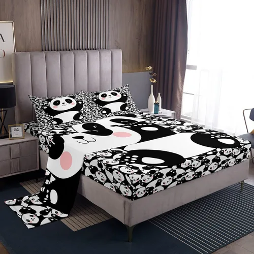 Miniatura 41 de Erosebridal Juego de sábanas 3D de mundo submarino con diseño de peces de playa, azul mar, tamaño individual, sábana bajera ajustable con diseño