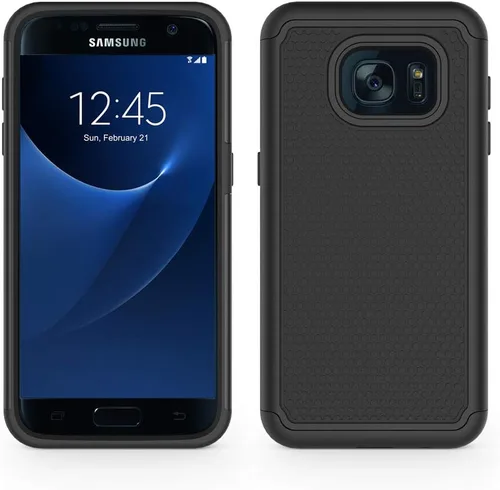 Miniatura 3 de Funda para Galaxy S7, a prueba de golpes, funda protectora para Samsung Galaxy S7 (5.1 pulgadas, 2016) [negro]