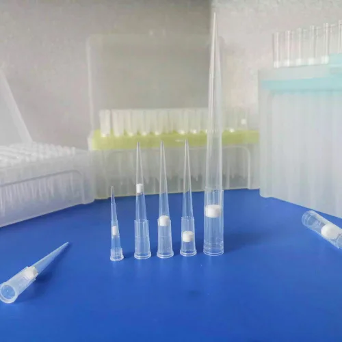 Miniatura 4 de Puntas de pipeta de filtrado de 10 µL – Puntas de pipeta de filtro universales – en rack, sin ARNasa/DNasa y seguras para pirógenos, transparentes