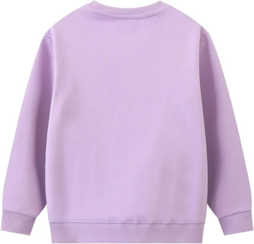 Miniatura 2 de HILEELANG Sudaderas de algodón para niña, estilo casual, cuello redondo, manga larga, suéter