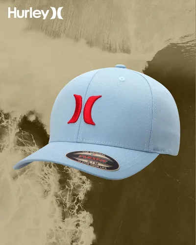 Miniatura 28 de Hurley Gorra de béisbol para hombre - Flexfit - Gorras de béisbol ajustadas para hombre (tamaños: S-XL)