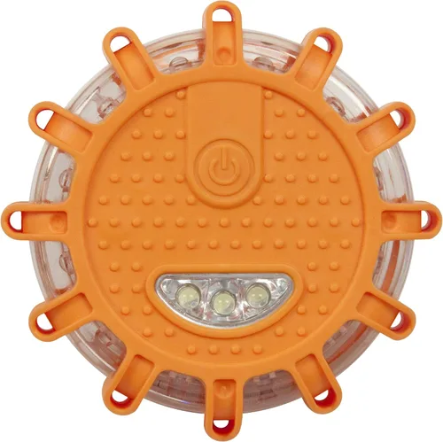 Miniatura 14 de WAGAN Fred Disco de luces LED parpadeantes para emergencia en carretera, paquete de de 3, Rojo