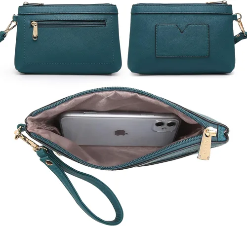Miniatura 7 de DASEIN - Bolsa de mano para mujer bolsa tipo bandolera asa superior bolsa plana para trabajar