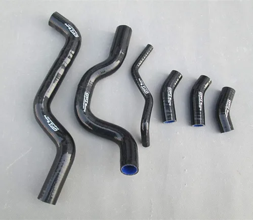Miniatura 2 de Para SUZUKI SV650 SV 650 K3 2003-2014 manguera de radiador de silicona 2004 2005 2006 2007 (negro)