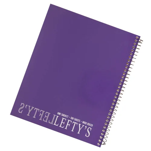 Miniatura 5 de Comet School Supply Juego de 4 cuadernos con rayas anchas para zurdos Encuadernación desconocida